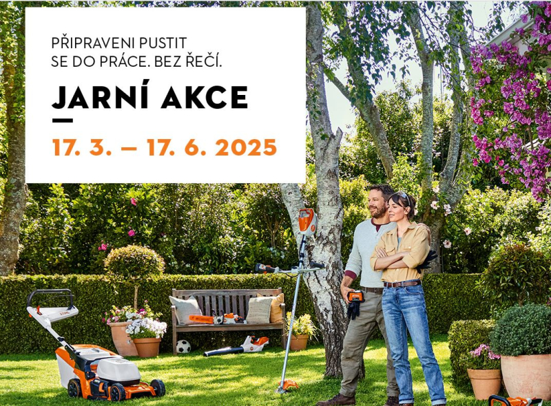 Jarní akce STIHL 17. 3. - 37. 6. 2025